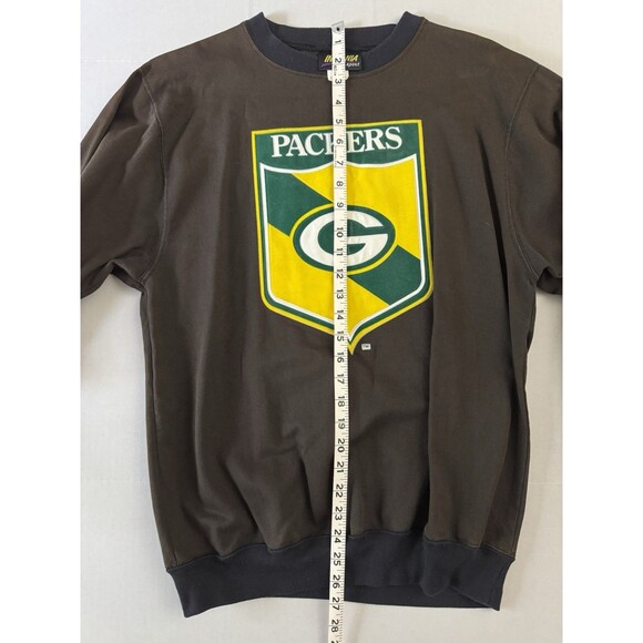Rare Vintage Insignia Sport Green Bay Packers Crewneck Medium Pullover Brown - Picture 10 of 14